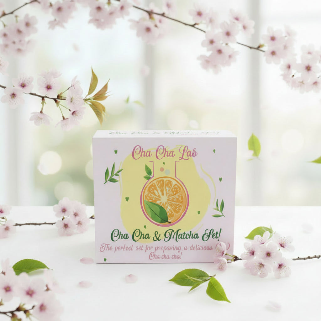 ChaChaLab - Matcha Tea Preparation Tool Set (5pcs) - Mint Green (Chawan / Bowl 500 ml)