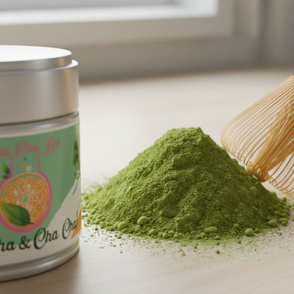 Ceremonial matcha – powdered green tea (Camellia sinensis)