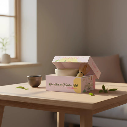Set of tools for preparing your matcha tea (5 pieces) Blush Pink - Coming soon