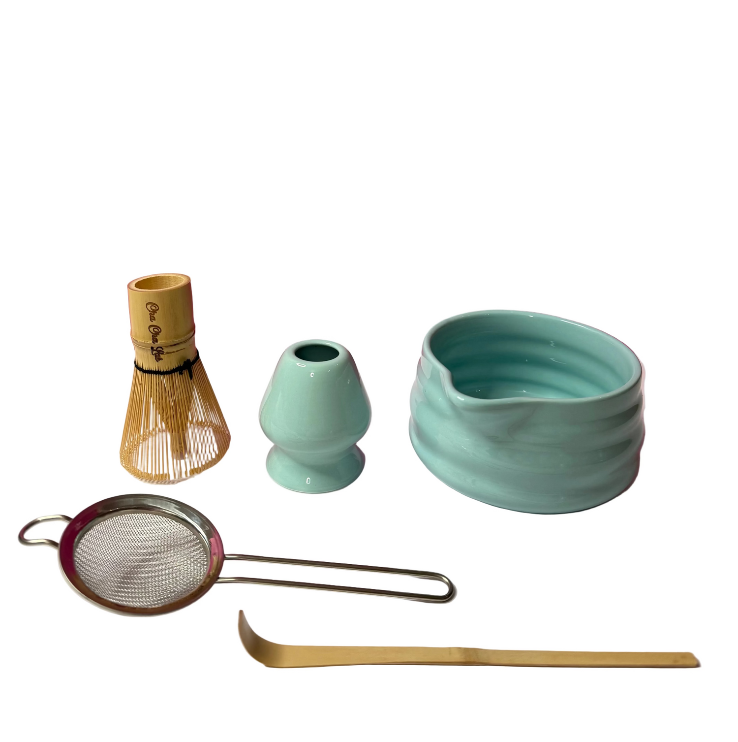 ChaChaLab - Mint Green Matcha Tea Tool Set (5 pcs) 