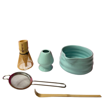 ChaChaLab - Mint Green Matcha Tea Tool Set (5 pcs) 