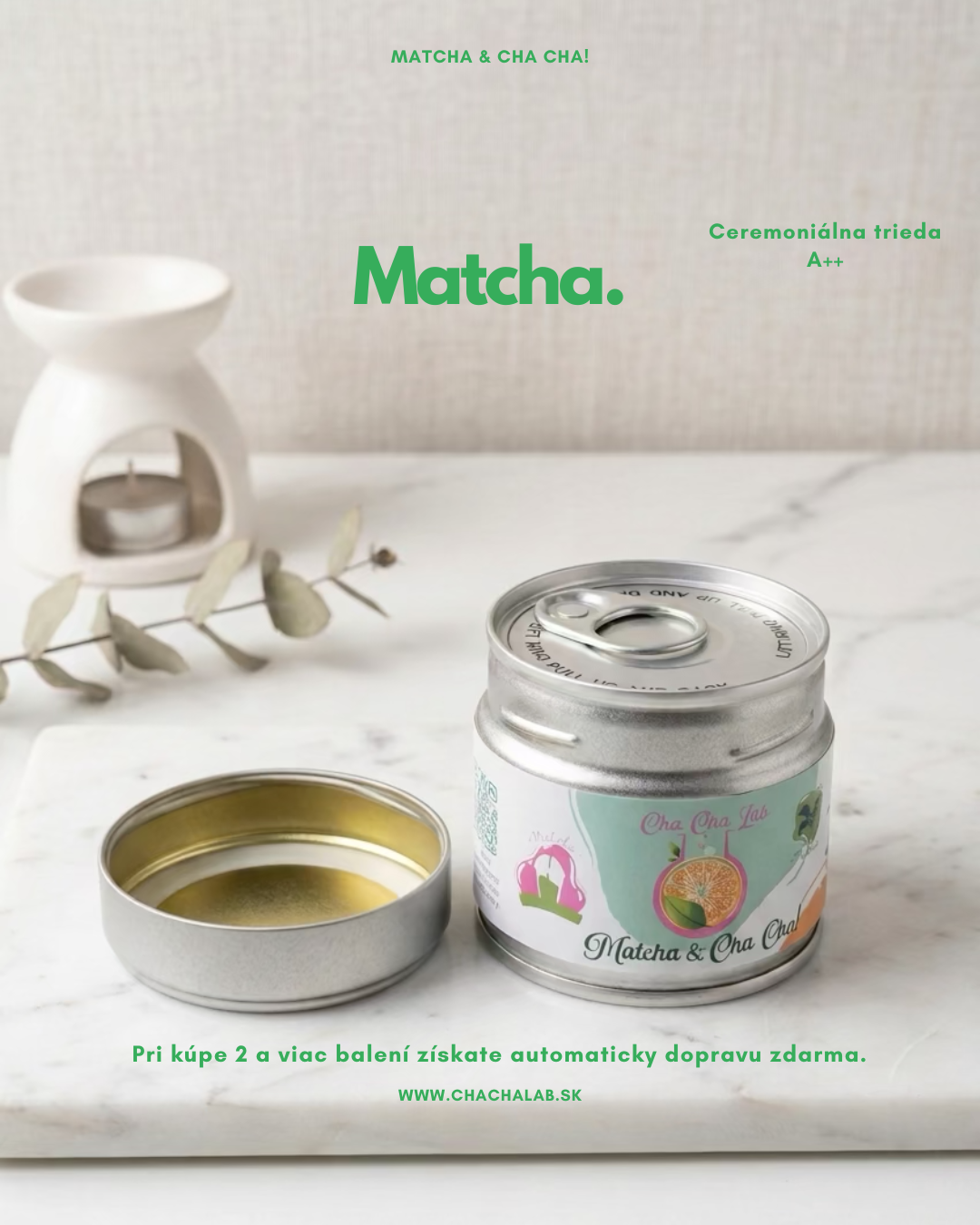 ChaChaLab - Ceremonial matcha A++ (30g) - green tea powder