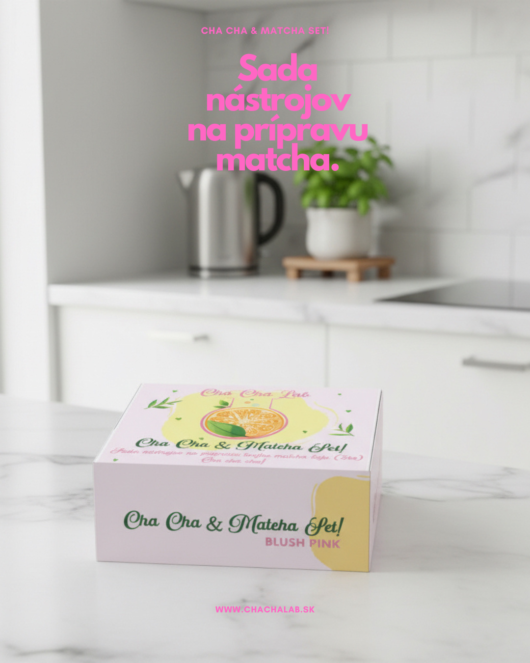 ChaChaLab - Matcha Tea Preparation Tool Set (5pcs) - Mint Green (Chawan / Bowl 500 ml)